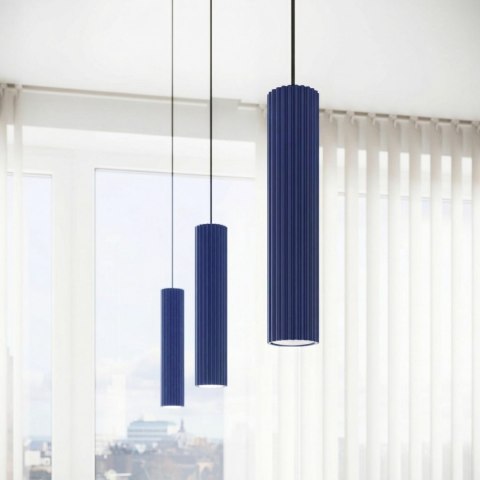 Sollux Lighting Lampa wisząca KARBON 2 ultramaryna
