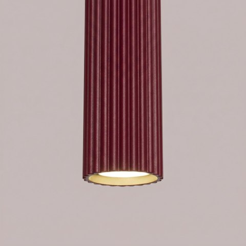 Sollux Lighting Lampa wisząca KARBON 3L burgund