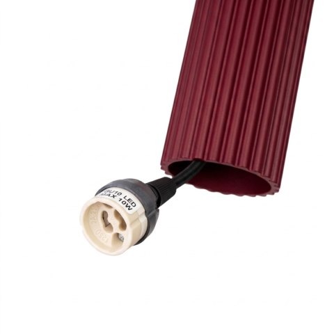 Sollux Lighting Lampa wisząca KARBON 3P burgund