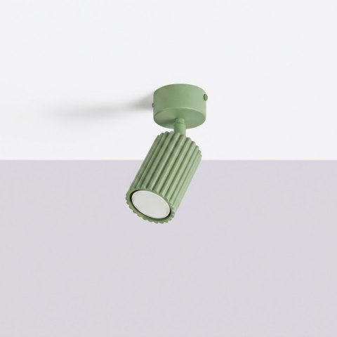 Sollux Lighting Plafon KARBON 1 szałwiowy