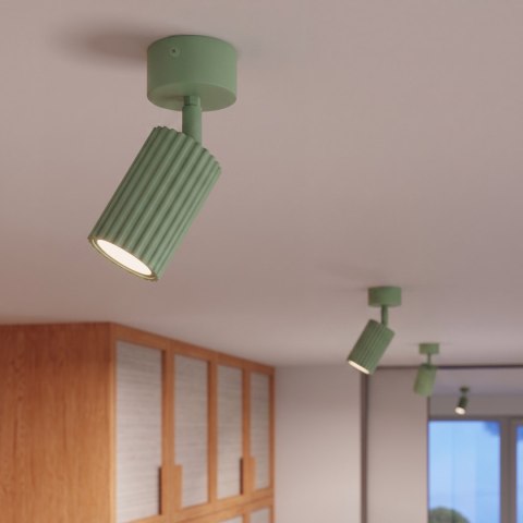 Sollux Lighting Plafon KARBON 1 szałwiowy