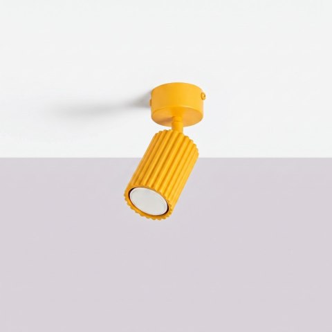 Sollux Lighting Plafon KARBON 1 żółty