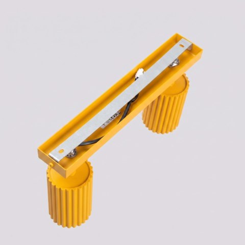 Sollux Lighting Plafon KARBON 2 żółty