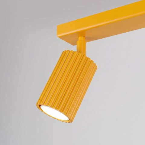 Sollux Lighting Plafon KARBON 2 żółty