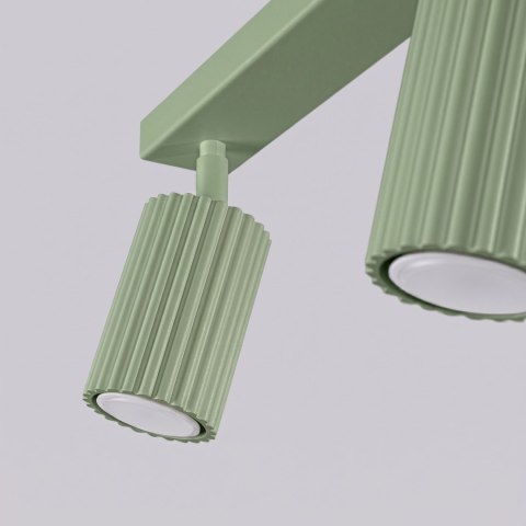Sollux Lighting Plafon KARBON 3L szałwiowy