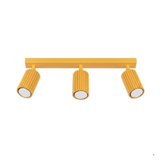 Sollux Lighting Plafon KARBON 3L żółty
