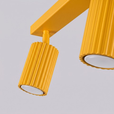 Sollux Lighting Plafon KARBON 3L żółty