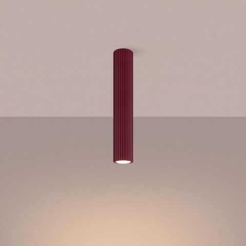 Sollux Lighting Plafon KARBON 60 burgund