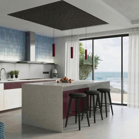 Sollux Lighting Plafon KARBON 60 burgund