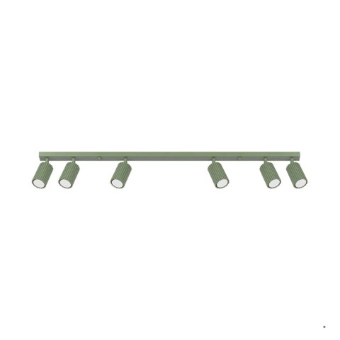 Sollux Lighting Plafon KARBON 6L szałwiowy