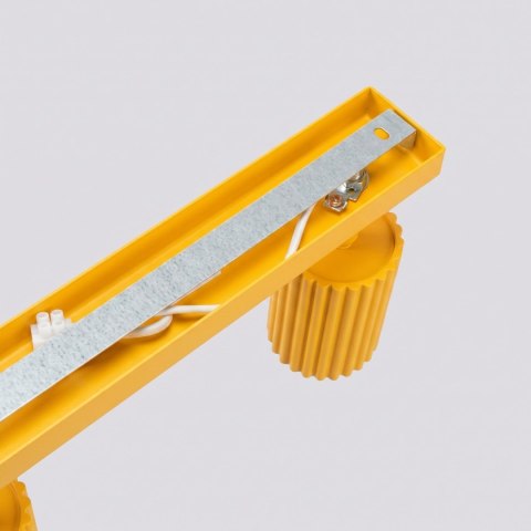 Sollux Lighting Plafon KARBON 6L żółty