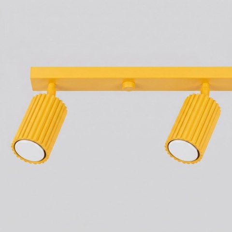Sollux Lighting Plafon KARBON 6L żółty