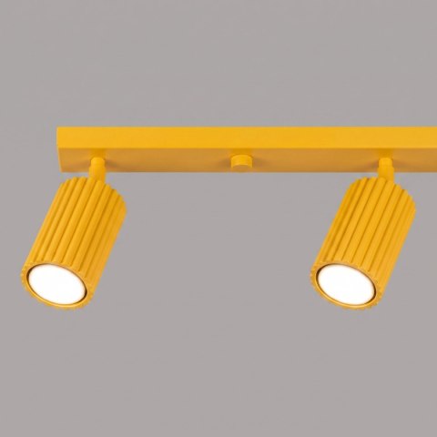 Sollux Lighting Plafon KARBON 6L żółty