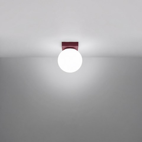 Sollux Lighting Plafon YOLI 1 burgund