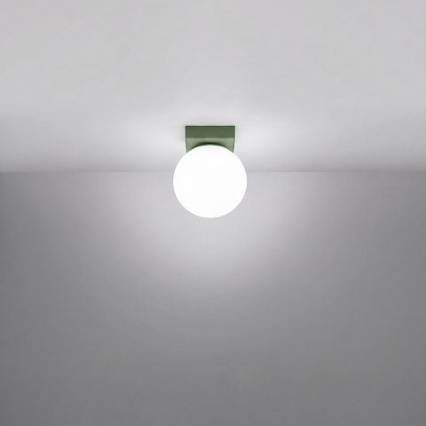 Sollux Lighting Plafon YOLI 1 zielona oliwka