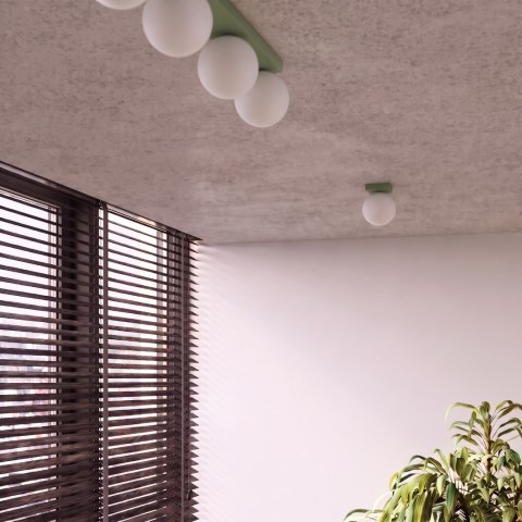 Sollux Lighting Plafon YOLI 1 zielona oliwka