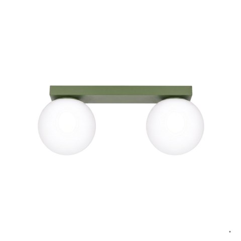 Sollux Lighting Plafon YOLI 2 zielona oliwka