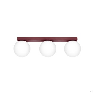 Sollux Lighting Plafon YOLI 3 burgund