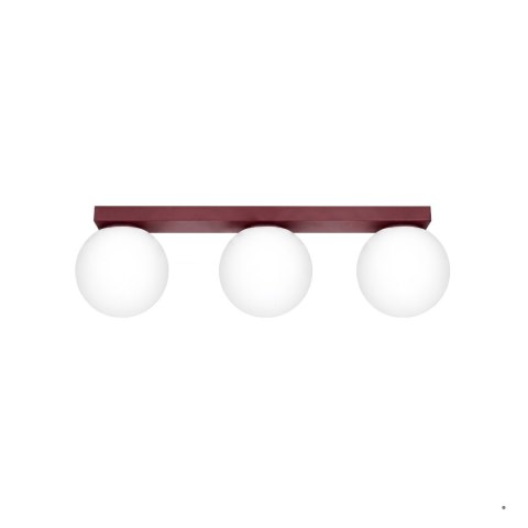 Sollux Lighting Plafon YOLI 3 burgund