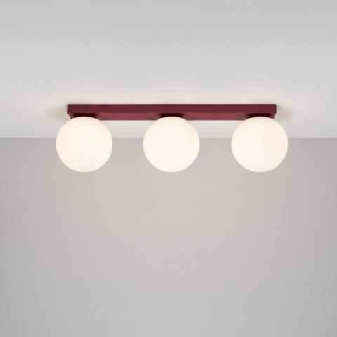 Sollux Lighting Plafon YOLI 3 burgund