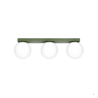 Sollux Lighting Plafon YOLI 3 zielona oliwka