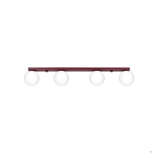 Sollux Lighting Plafon YOLI 4 burgund