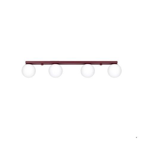 Sollux Lighting Plafon YOLI 4 burgund