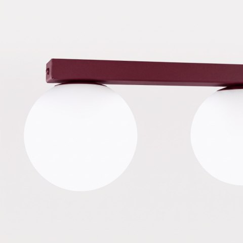 Sollux Lighting Plafon YOLI 4 burgund