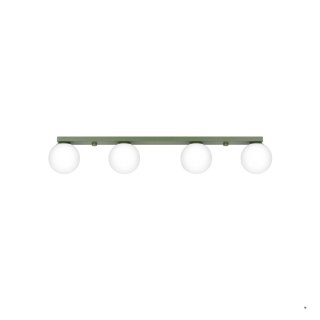 Sollux Lighting Plafon YOLI 4 zielona oliwka