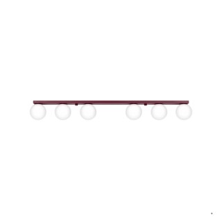 Sollux Lighting Plafon YOLI 6 burgund