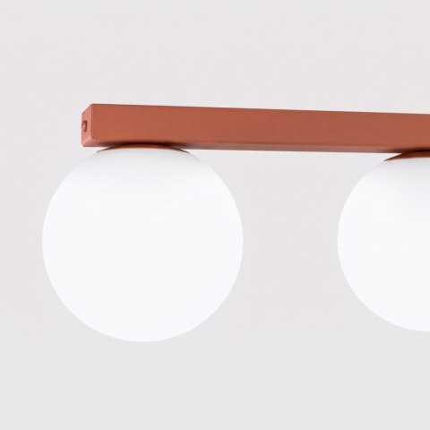 Sollux Lighting Plafon YOLI 6 ochra czerwona