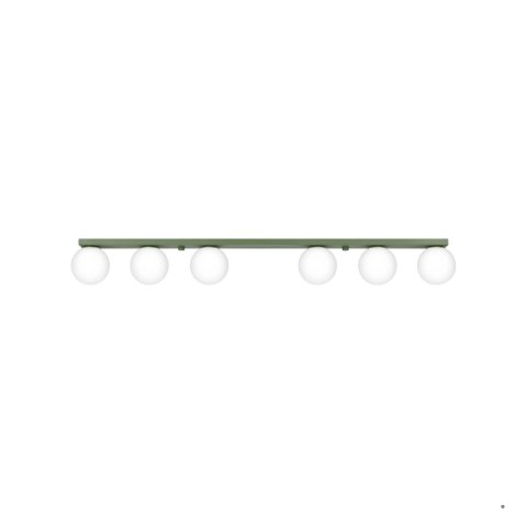 Sollux Lighting Plafon YOLI 6 zielona oliwka