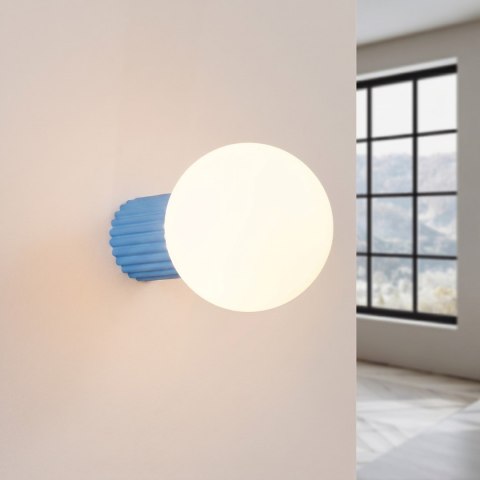 Sollux Lighting Kinkiet HALO błękitny IP44