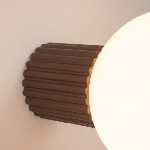 Sollux Lighting Kinkiet HALO brązowy IP44