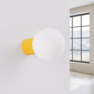 Sollux Lighting Kinkiet HALO żółty IP44