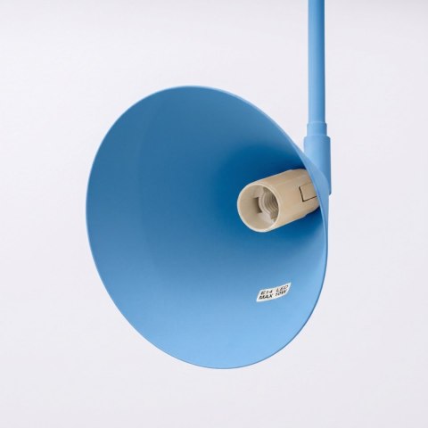 Sollux Lighting Kinkiet NOX 1 błękitny z włącznikiem