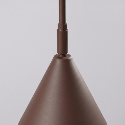 Sollux Lighting Kinkiet NOX 1 brązowy z włącznikiem