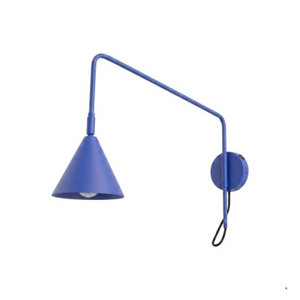 Sollux Lighting Kinkiet NOX 1 ultramaryna z włącznikiem