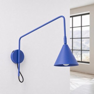 Sollux Lighting Kinkiet NOX 1 ultramaryna z włącznikiem