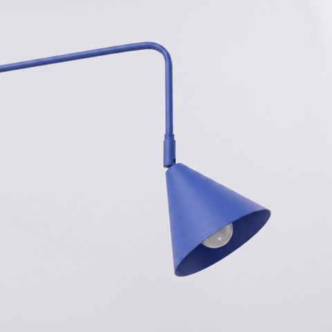 Sollux Lighting Kinkiet NOX 1 ultramaryna z włącznikiem