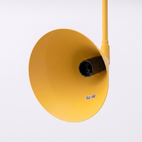 Sollux Lighting Kinkiet NOX 1 żółty z włącznikiem