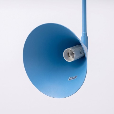 Sollux Lighting Kinkiet NOX 2 błękitny z włącznikiem