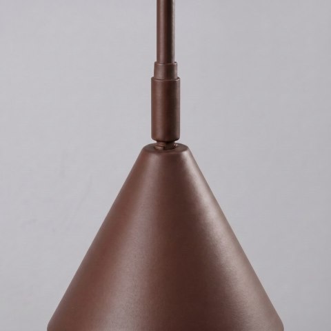 Sollux Lighting Kinkiet NOX 2 brązowy z włącznikiem