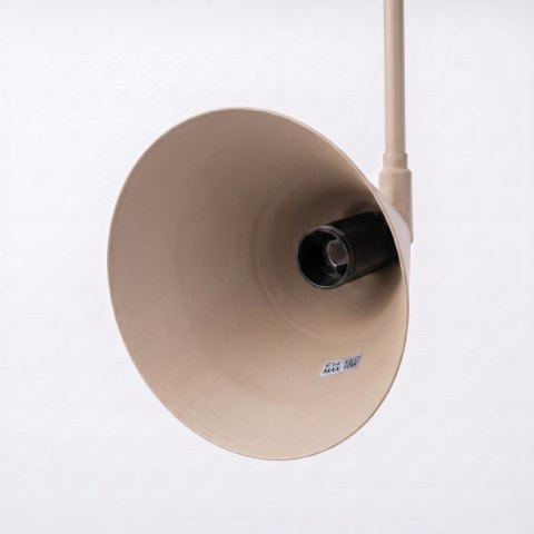 Sollux Lighting Kinkiet NOX 2 taupe z włącznikiem