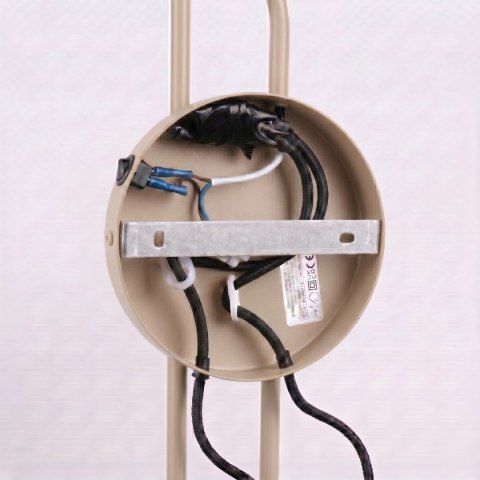 Sollux Lighting Kinkiet NOX 2 taupe z włącznikiem