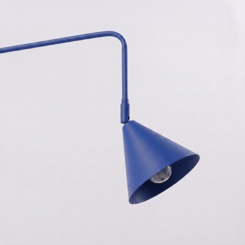 Sollux Lighting Kinkiet NOX 2 ultramaryna z włącznikiem