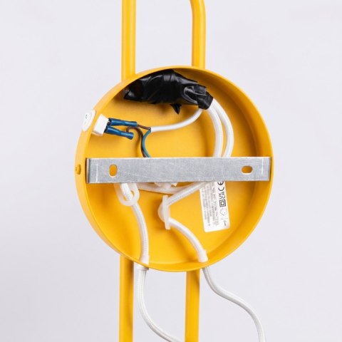Sollux Lighting Kinkiet NOX 2 żółty z włącznikiem