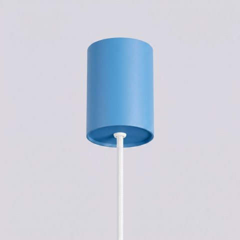 Sollux Lighting Lampa wisząca HALO 1 błękitna