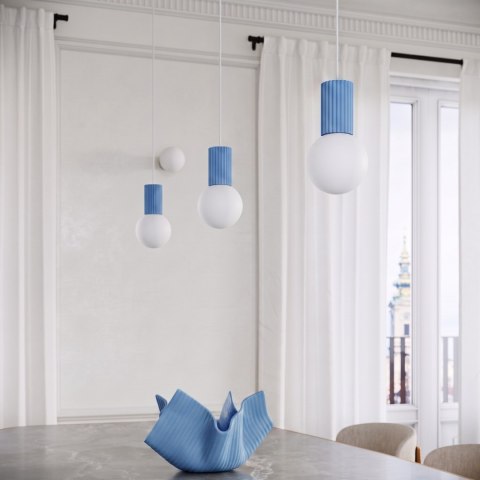 Sollux Lighting Lampa wisząca HALO 1 błękitna