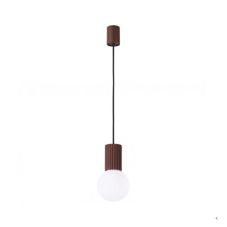 Sollux Lighting Lampa wisząca HALO 1 brązowa